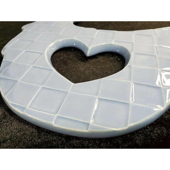 TREASURE CRAFT ROOSTER 🐓 TRIVET HOT PLATE COUNTRY FARMHOUSE RUSTIC CORNING BLUE - Picture 6 of 12